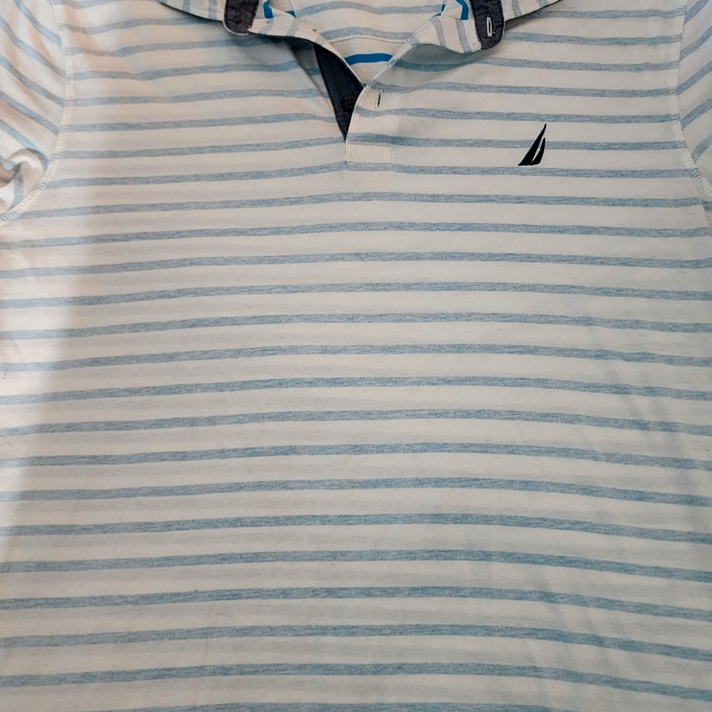 Nautical mens polo shirt